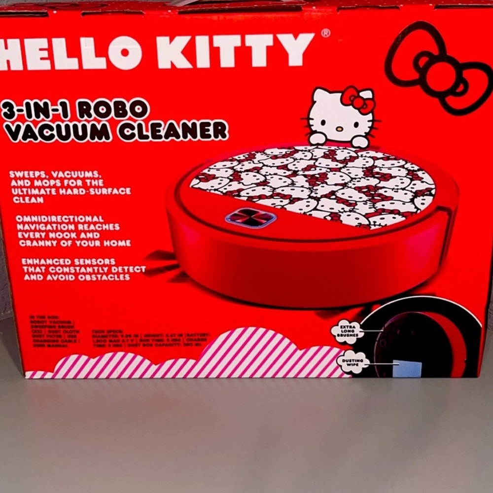 Hello Kitty Red Robo Vacuum Cleaner